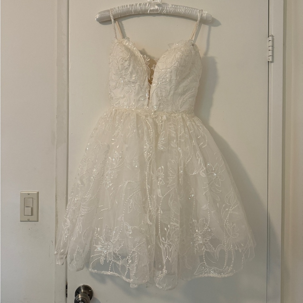 COPY - Custom Bridal Mini Reception Dress